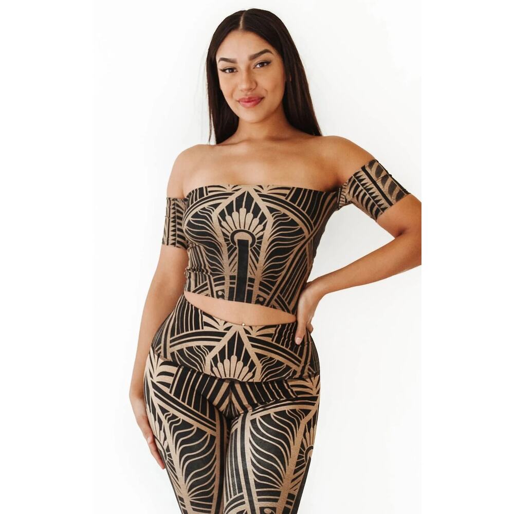 Yoga Democracy, Off-Shoulder Bandeau, Elegant Empire, NWT, 3XL